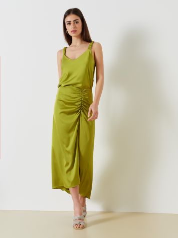 Draped Skirt with Slit  Rinascimento