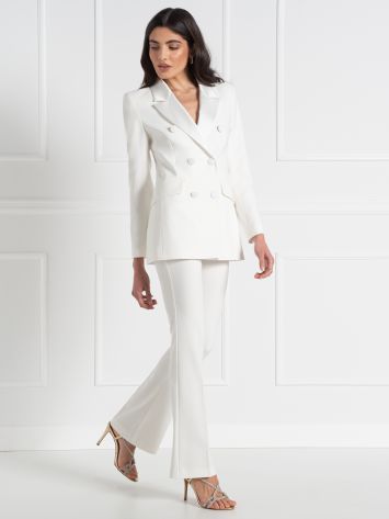 Bridal Collection Mid Flared Trousers  Rinascimento