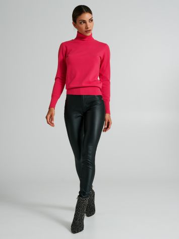 Faux leather skinny trousers  Rinascimento