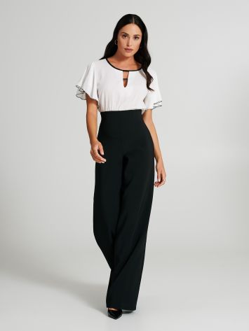 Two-toned palazzo jumpsuit  Rinascimento