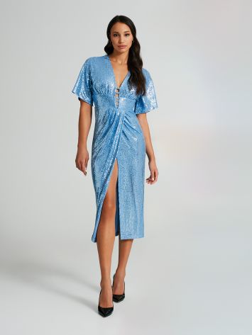 Midi-Kleid mit Pailletten  Rinascimento