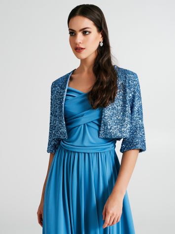 Draped sheath dress  Rinascimento