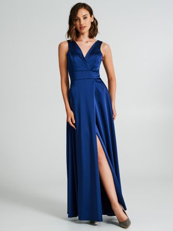 Robe longue en satin  Rinascimento