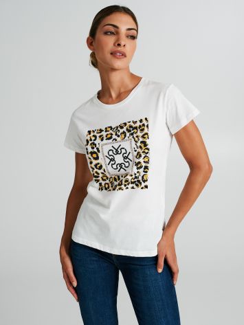 Animal print t-shirt  Rinascimento