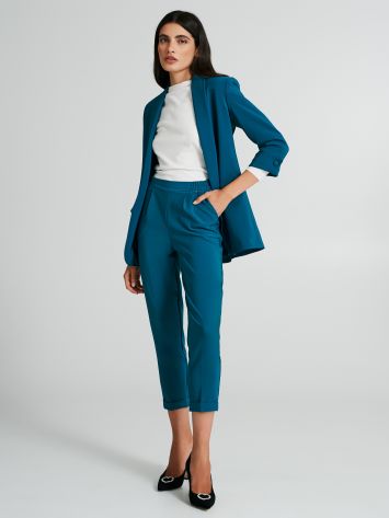 Skinny-Hose mit gesmoktem Design  Rinascimento