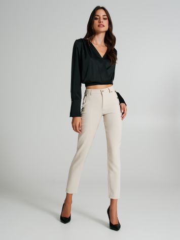 Skinny-Hose mit Knöpfen   Rinascimento
