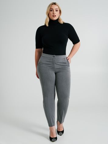 Curvy trousers in cool wool  Rinascimento