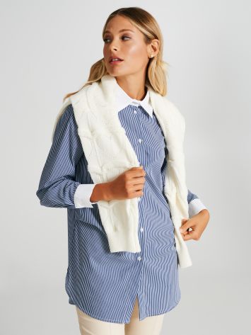 Slim-fit striped shirt   Rinascimento