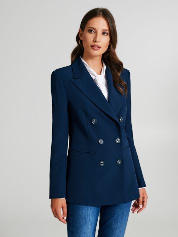 Veste croisée en tissu technique   Rinascimento