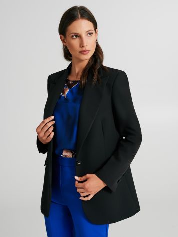 Single-button long jacket  Rinascimento