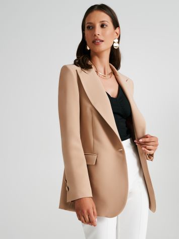 Single-button long jacket  Rinascimento