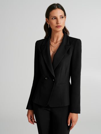 Two-button technical fabric jacket  Rinascimento