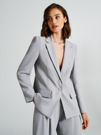 Two-button cady jacket  Rinascimento
