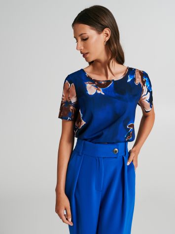 Blouse motif fleuri  Rinascimento