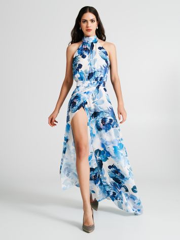 Wickelkleid mit Blumenmuster   Rinascimento