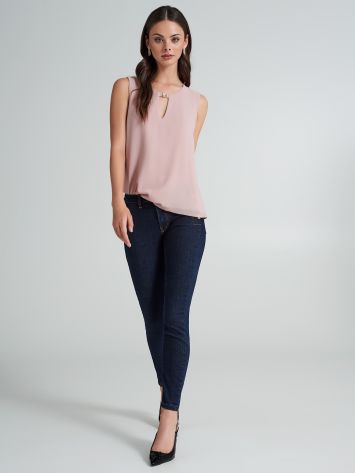 Skinny-Jeans mit 6 Knöpfen  Rinascimento