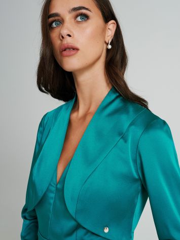 Rinascimento Atelier satin shrug  Rinascimento