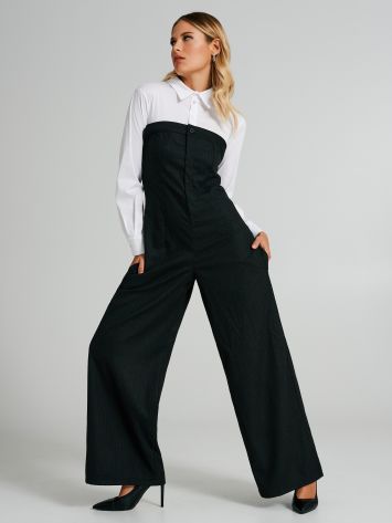 Pinstripe jumpsuit  Rinascimento