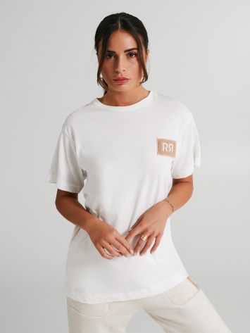 Oversized T-shirt with soft logo   Rinascimento