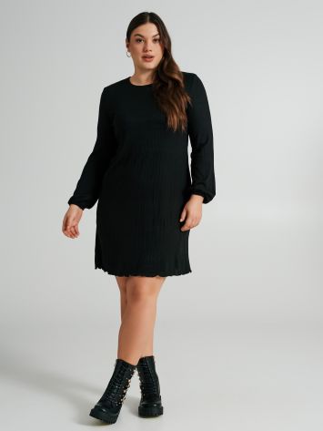 Curvy pleated A-line dress  Rinascimento