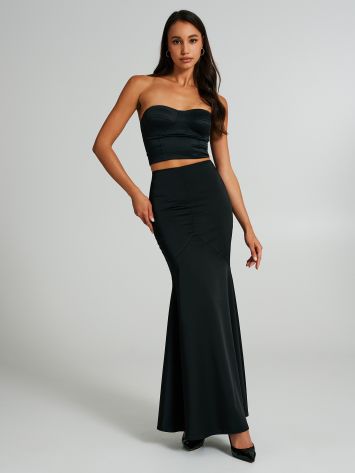 Long satin mermaid skirt  Rinascimento