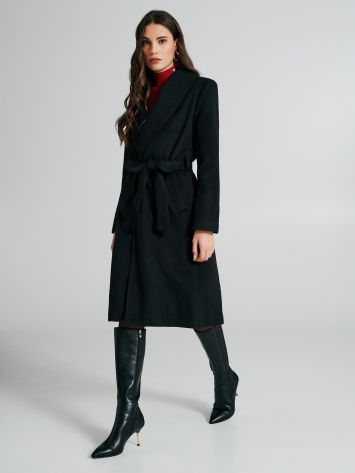 Fitted coat with plain lining   Rinascimento