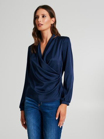 Blouse cache-cœur   Rinascimento