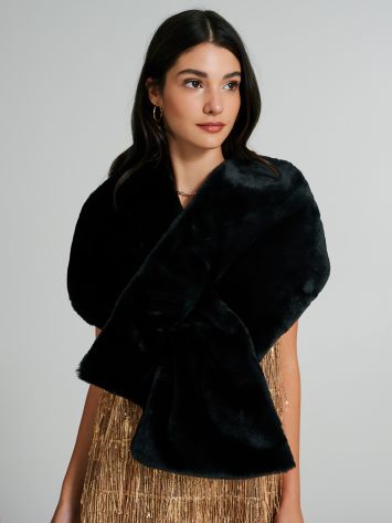 Faux fur stole  Rinascimento