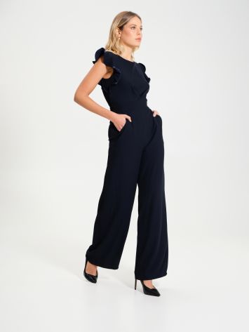 Jumpsuit with Ruffled Sleeves  Rinascimento