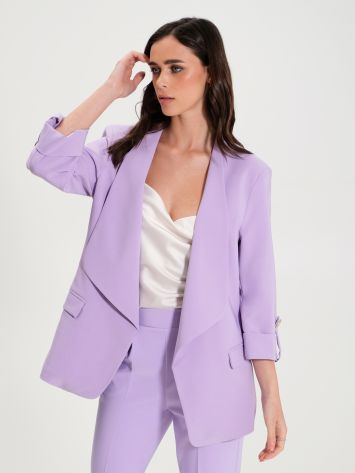 Open Jacket with Maxi Lapels  Rinascimento