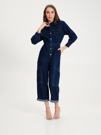 Denim Jumpsuit   Rinascimento