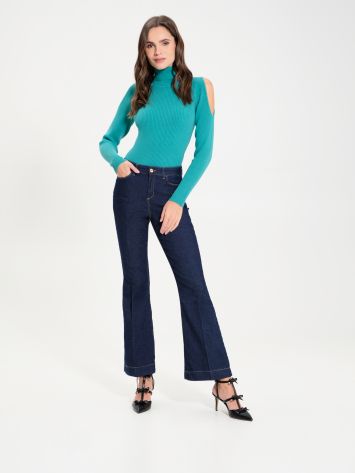 Stretch Flared Jeans  Rinascimento