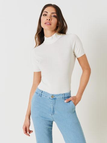 Short-sleeved turtleneck  Rinascimento