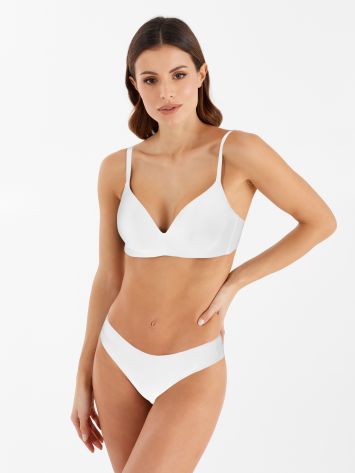 Soutien-gorge triangle rembourré Torino Soutien-gorge triangle Torino de couleur blanche Rinascimento