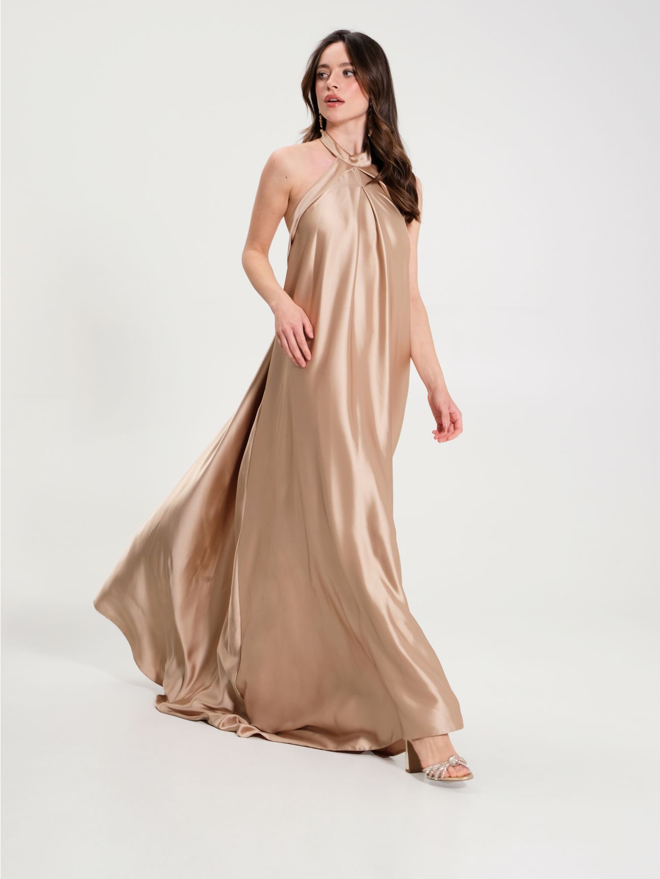 Long Dress with American Neckline   Rinascimento