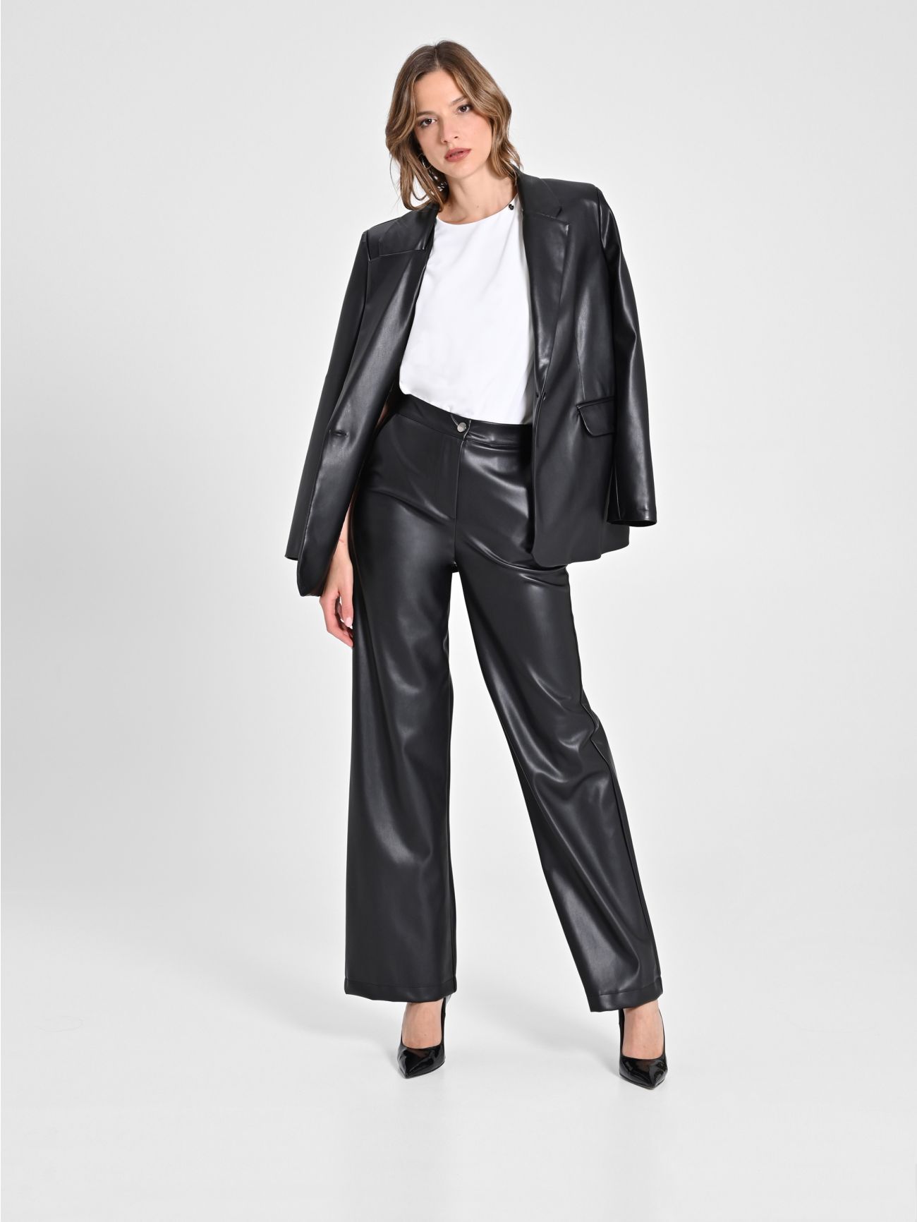 Rinascimento Pantaloni in simil pelle