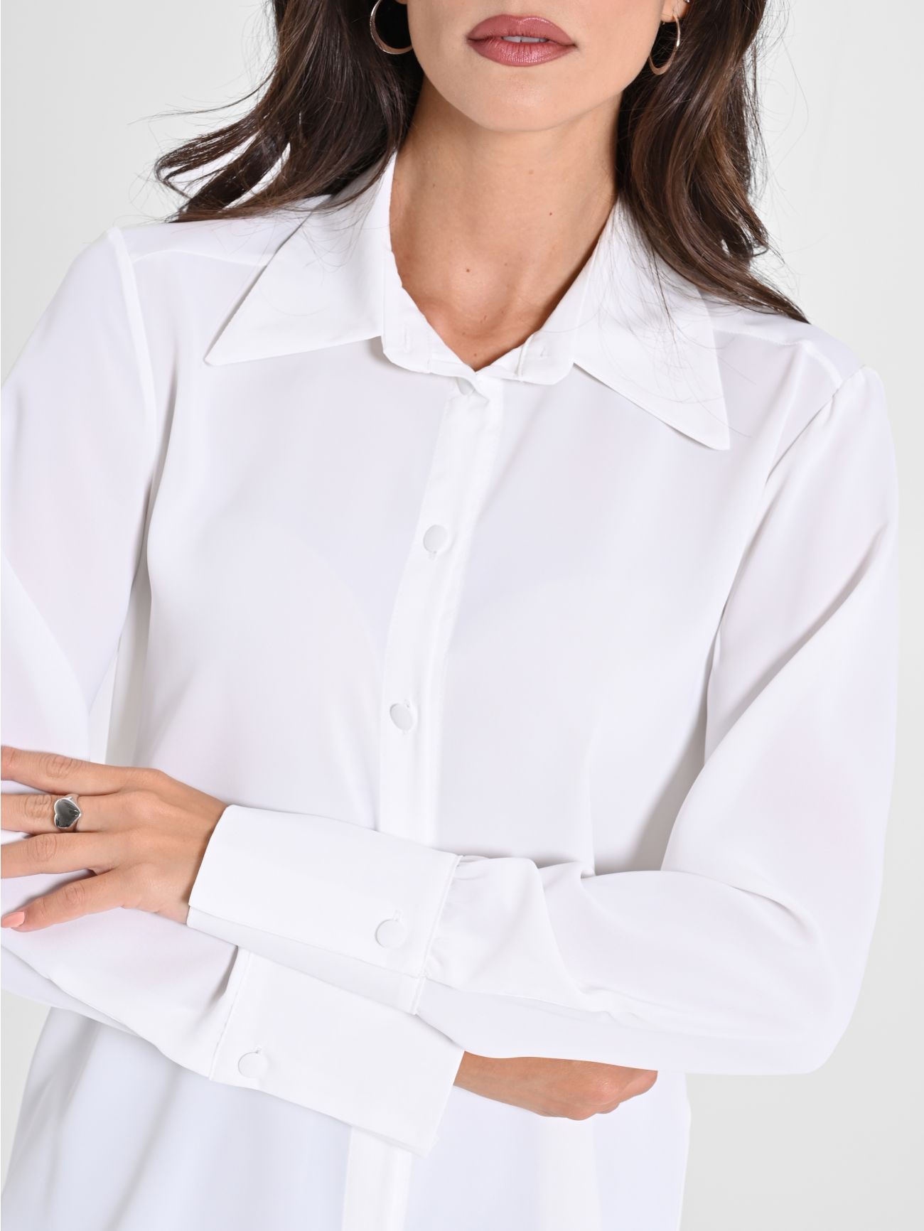 Camicia con Bottoni Ricoperti Rinascimento