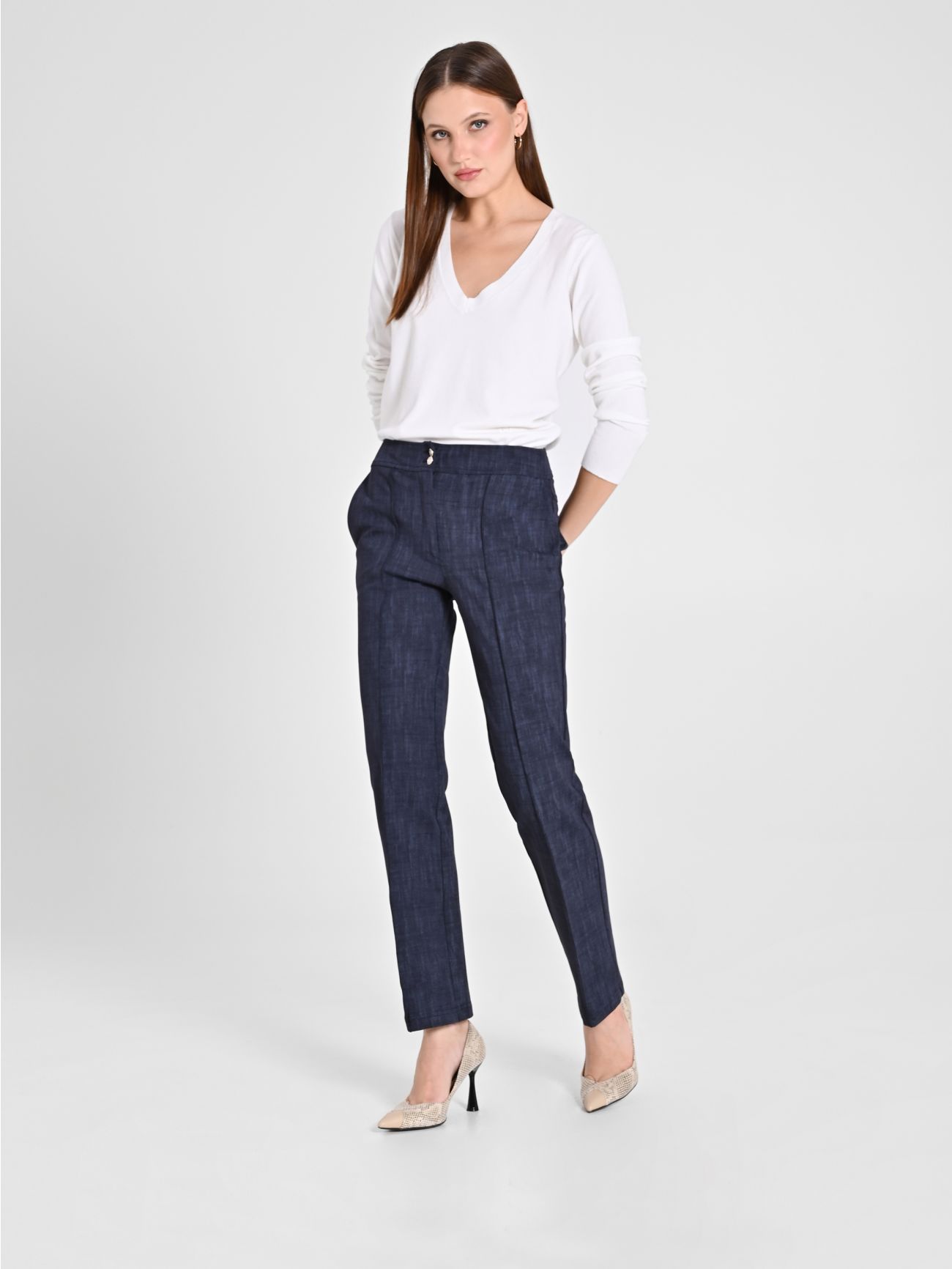 Rinascimento Pantaloni effetto Denim