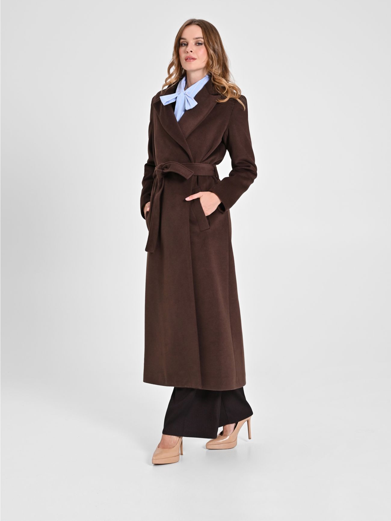 Rinascimento Cappotto Vestaglia Cioccolato