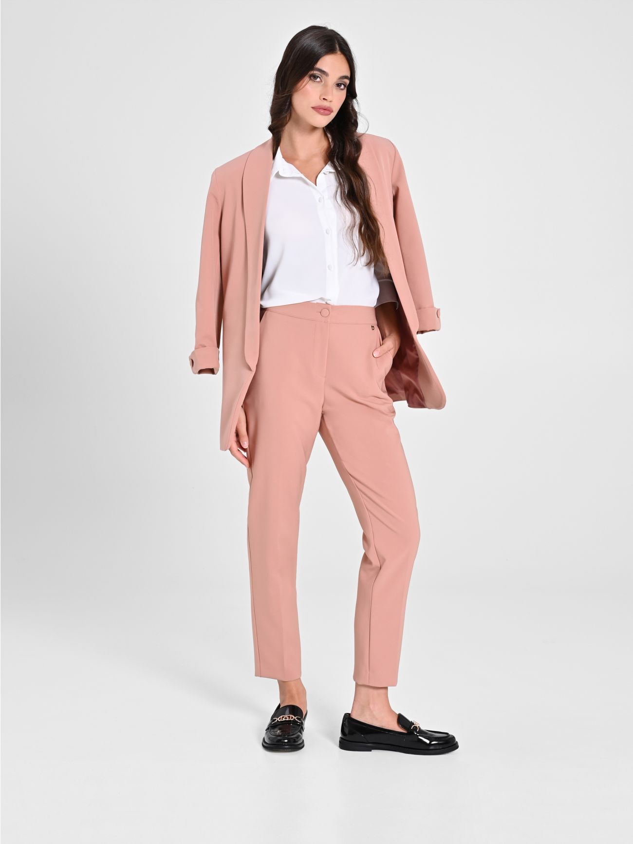 Rinascimento Pantaloni Straight Rosa