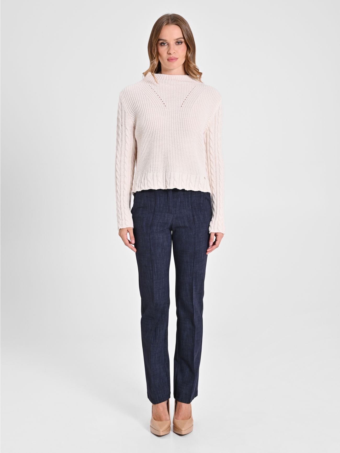 Jersey lana blanco on sale