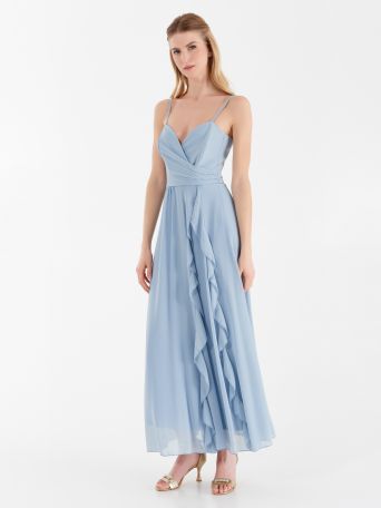 Atelier empire dress, light blue