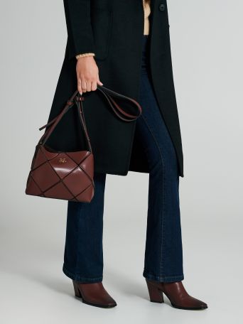 Tasche mit Origami-Muster
