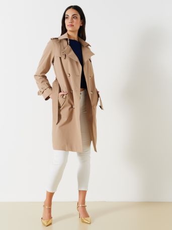 Gabardine Trench Coat