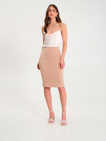 Pencil Skirt in Technical Fabric