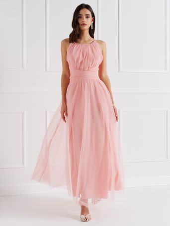 Coral Tulle Atelier Dress