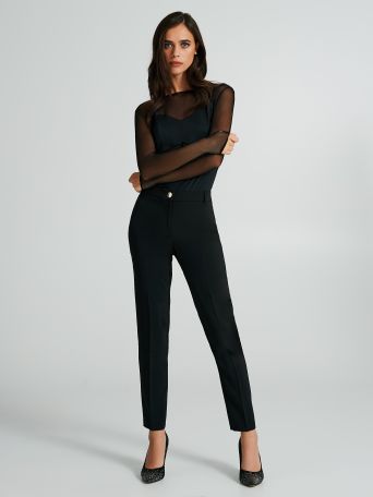 Slim-fit Trousers in Technical Fabric