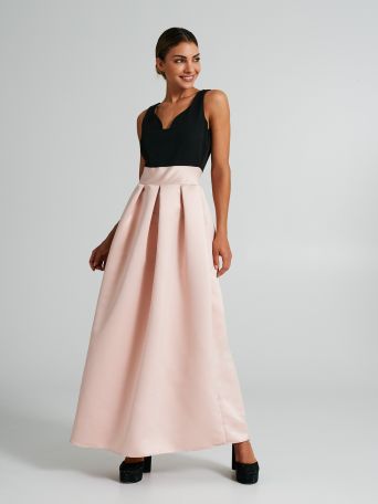 Long two-toned dress