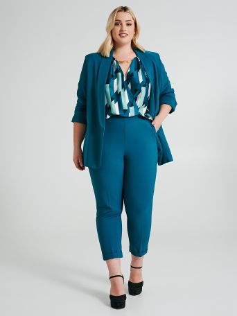 Skinny joggers in technical fabric