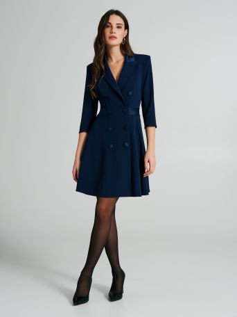 Robe style veste croisée